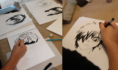 Teens Art Classes: Manga and Illustration class