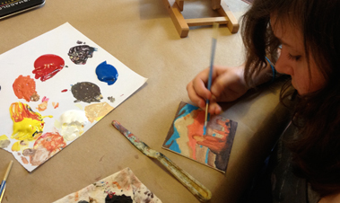 Teens Art Classes: Saturday Painting Class.